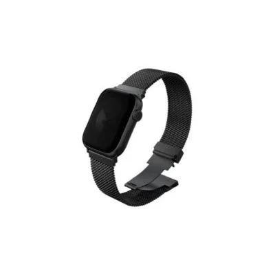 Apple Watch Strap Adjustable Mesh Steel Band 49/46/45 /44 Mm Dante Pro Uniq - Graphite Black